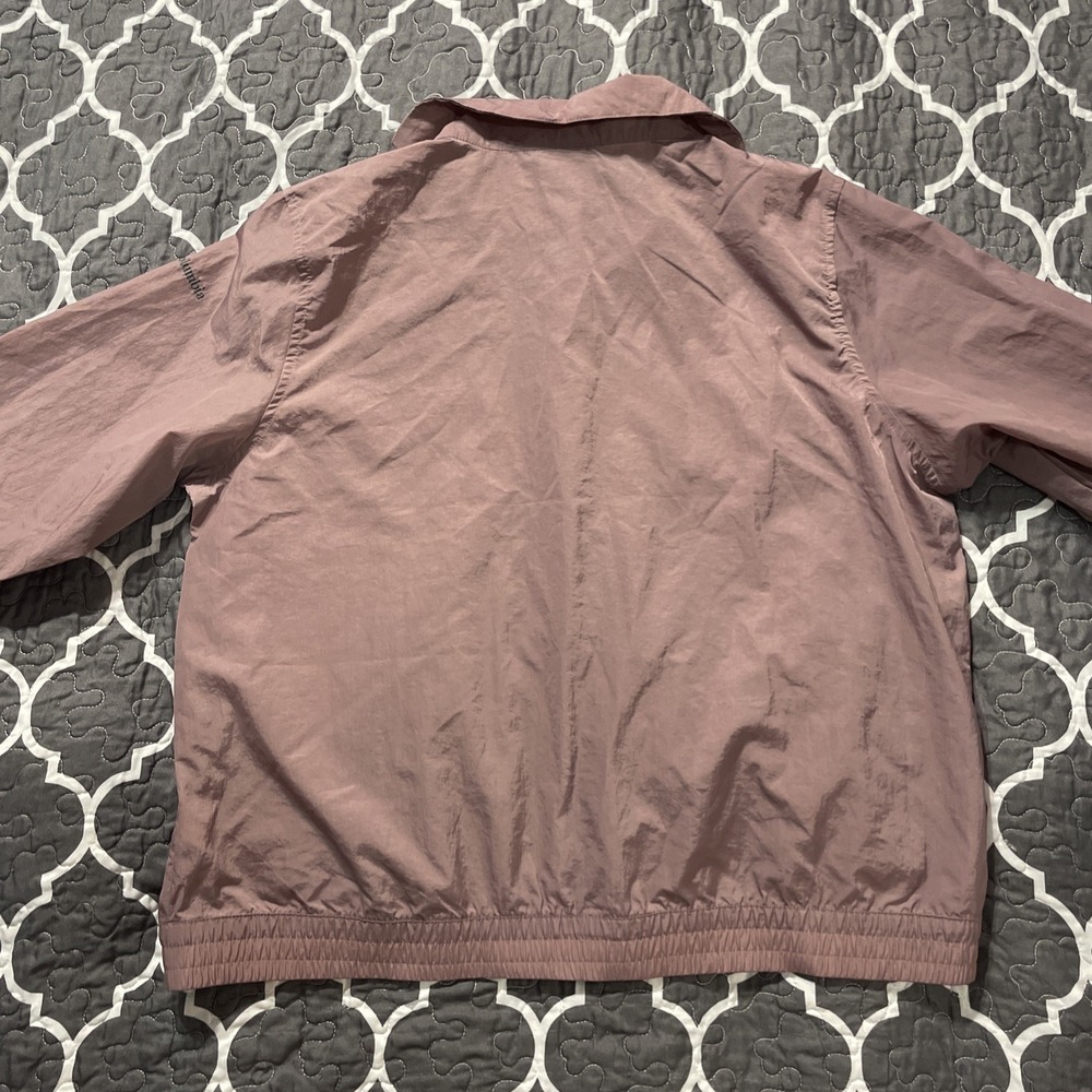 Columbia Windbreaker Women's XL Purple Time Is Right Lightweight Jacket NWT - Picture 6 of 6